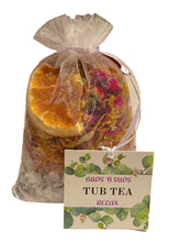 Load image into Gallery viewer, TUB TEA-All Natural &amp; Organic Floral Bath Salts with Essential Oils
