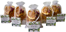 Load image into Gallery viewer, TUB TEA VARIETY 5 PACK -All Natural &amp; Organic Floral Bath Salts with Essential Oils
